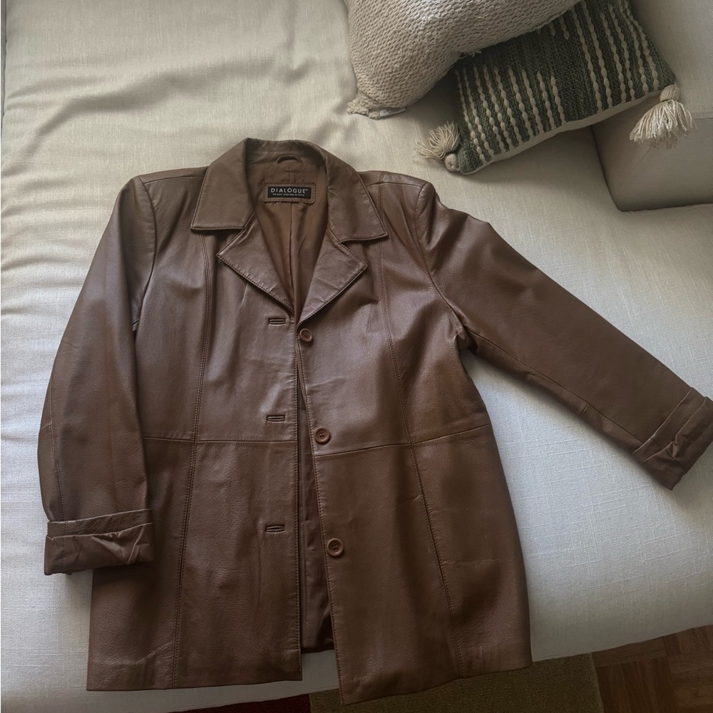 Dialogue leather jacket